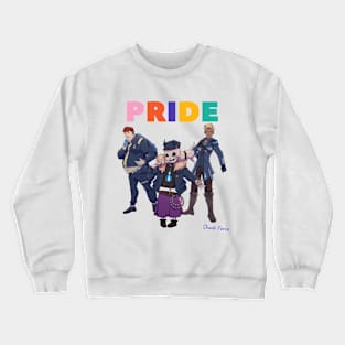 Celebrate PRIDE - LGBTQ+ with Moist, Tom, and Lumi Crewneck Sweatshirt